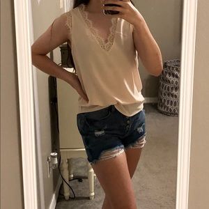 lace tank top